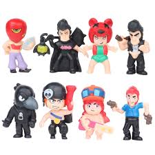 Check out all the awesome goodies that are inside this box and make sure you subscribe to my. 8pcs Set Brawl Stars Action Figure Toy Kids Gift Crow Shelly Leon Mortis Pvc Doll Cake Topper Shopee Singapore