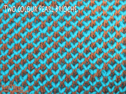 Knitting Stitch Patterns Two Colour Pearl Brioche Brioche Knitting Knit Stitch Patterns Knitting Stitches
