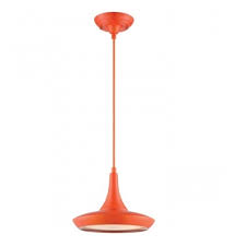 Nuvo 20w Fantom Led Colored Pendant Light Rayon Wire Orange Finish Nuvo 62 446 Homelectrical Com