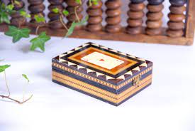 Spanish Playing Cards Box Vintage Wooden Cards Box Inlaid Decorative Box Playing Cards Storage Playing Cards Playing Card Box Wooden Card Box Wooden Cards