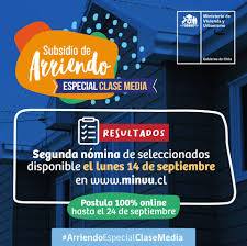 Mar 19, 2021 · hasta el 31 de mayo estará disponible la postulación del subsidio de arriendo, que contempla un pago de hasta $250.000 por tres meses. Minvu Resultados Subsidio De Arriendo Especial Clase Facebook