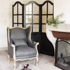 Fauteuil Bergere En Lin Taupe Grise Maisons Du Monde Fauteuil Maison Du Monde Decoration Maison Bergere Fauteuil