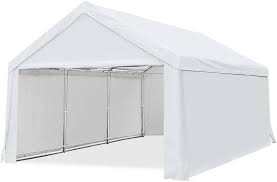Carport kits have been in use for a long time now. Quictent 20 X 10 Heavy Duty Car Shelter With Sidewalls White