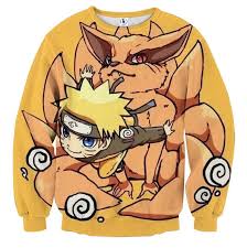 Naruto And His Fox Fanfiction Japanese Anime Cool Sweatshirt Naruto And Hisfox Fanfiction Japaneseanime Coolsweatshirt Naruto Cute Naruto Art Chibi