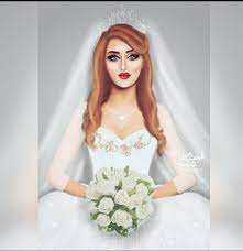 Pin By Tara Arohi Kisari On النساء In 2021 Wedding Graphics Cartoon Wedding Invitations Bride