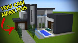 If you are digging the look of the screenshot, check out our minecraft shaders. 5 Easy Steps To Make A Minecraft Modern House Youtube