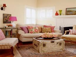Turn a cramped living room into a boho haven with fabric. Small Country Living Room Ideas Bouncingrobbit