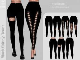How to modify your xbox or xbox 360. Clothing Black Skinny Jeans Set By Senmoe From The Sims Resource Sims 4 Downloads Sims 4 Clothing Sims 4 Mods Clothes Sims 4