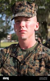 U.S. Marine Corps Pfc. Brian S. McAndrew, honor graduate for Platoon 3064,  Kilo Company, 3rd Recruit Training Battalion, graduated boot camp Sept. 15,  2017. McAndrew is from Port Orange, Fla. (Photo by