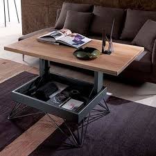 To us, this is the perfect coffee table,. Radius Table By Ozzio Italia This Cool Coffee Table Features Industrial Style Metal Legs But Hides Wood Lift Top Coffee Table Wooden Coffee Table Coffee Table