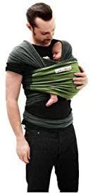 Je Porte Mon Bebe Porte Bebe Gris Vert Pistache Amazon Fr Bebes Puericulture En 2020 Porte Bebe Vert De Gris Echarpe De Portage