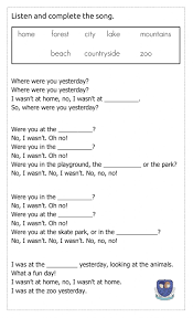 kids 4 listening worksheet for kids