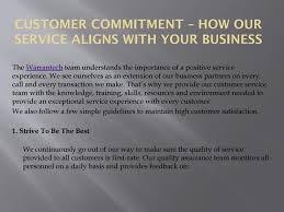Customer Commitment How Our Service Aligns With Your Business By Warrantech Issuu Defining business commitment is an exercise in balancing priorities. customer commitment how our service