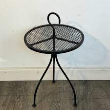 Only 1 available and it's in 2 people's carts. Salterini Wrought Iron Hook Side Table For Sale At 1stdibs