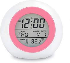 Product title mini round alarm clock desktop table bedside clocks kids adults travel clock decor average rating: Amazon Com Gifts For 7 10 Year Olds Girls Alarm Clock For Kids 4 12 Year Old Boys Gifts Digital Alarm Clock For Heavy Sleepers Easter Basket Stuffers Kids Room Decor Clock Radios For Bedroom