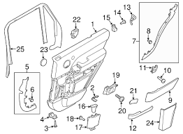 Interior Trim Rear Door For 2018 Land Rover Range Rover Sport Suburban Auto Parts