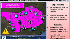 WEATHER: Hard freeze warning issued for Bastrop County