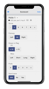 It works in all modern mobile web browsers. Bluegolf Scorecard App