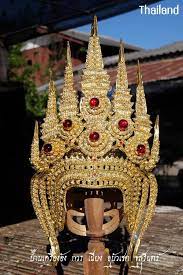 thailand thai apsara headdress thai apsara crown ในป 2021 ศ ลปะโบราณ ไทย งานฝ ม อจากไม