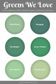 6 historic green paint colors we love home decor bloggers