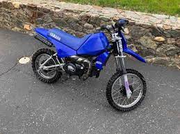 Good Running 1999 Pw80 Has A Fmf Header And Everything Else Is Stock Three Speed Auto With Hand Lever And Foot Brake Also Have Oil Green Sticker Yamaha Bike