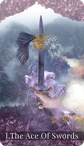 The ace of swords shows a gleaming hand appearing from a white cloud, a representation of the divine. The Ace Of Swords Tarot Card Meaning Auntyflo Com