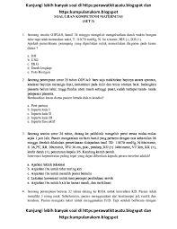 Contoh soal skb formasi keperawatan cpns 2019. Doc Soal Ujian Kompetensi Maternitas Set 3 Aidil Fitrisyah Academia Edu