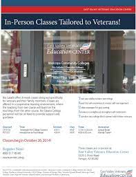In Person Class Tailored To Veterans Sccvets Veteranservices Evvec Vetsupportivecampus Scottsdalecc Family Learning Community College Veterans Services