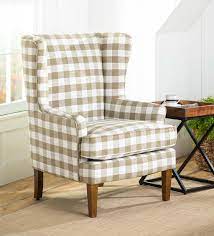 We did not find results for: Buffalo Plaid Upholstered Wingback Chair Natural Plowhearth