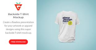 Download Backside T Shirt Mockup Graphberry Com