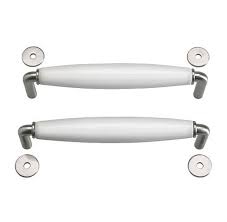 Ikea Lindsdal Drawer Handles Cabinet Pulls White Porcelain Nickel Color 5 3 4 Pax In 2020 Kitchen Door Handles Ikea Kitchen Drawers Ikea Kitchen Design