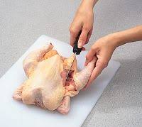 Cut through the joint between the thigh and the leg. How To Cut Up Chicken Howstuffworks