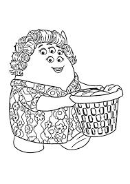 Monster coloring pages for kids. Monster Coloring Book Razukraski Com