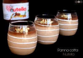 Panna Cotta Nutella Amandine Cooking Recette Panacotta Recette Cafe Gourmand Nutella Recette