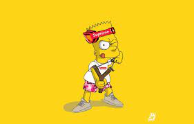 Download simpsons wallpaper by sefa bbasi 17 free on zedge. 2 Bart Simpson Supreme Wallpapers Top Free 2 Bart Simpson Supreme Backgrounds Wallpaperaccess