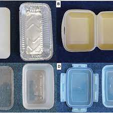 Prohibits the sale of polystyrene loose fill packaging (also known as packing peanuts) and expanded polystyrene food service products. Types Of Food Containers Considered In The Study A Aluminium Takeaway Download Scientific Diagram