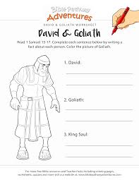David And Goliath Worksheet Coloring Page Bible Lessons Plans Bible Lessons For Kids Bible Stories For Kids