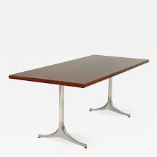 Find it at doris leslie blau. George Nelson Rare Pedestal Table In Rosewood By George Nelson