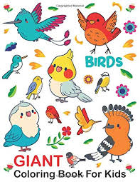 More free printable birds coloring pages and sheets can be found in the birds color page gallery. Giant Coloring Book For Kids Birds Large Jumbo Simple And Easy For Boys Girls Ages 1 3 2 4 3 5 6 8 Big Bird Coloring Pages For Toddlers Baby Early Learning Preschool Sally Salmon 9798643442653 Amazon Com Books