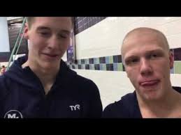 Monona Grove's Eric Storms and Ben McDade talk swimming