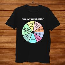 I could never know i taught you ever chord and every note i gave you every word and song i wrote and your career took off. You May Ask Yourself 80s Music Retro Lyrics Pie Chart Shirt Teeuni Store