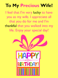 Come on girls i know you can help me what activities does she participate in? Very Lucky To Have You Happy Birthday Card For Wife Birthday Greeting Cards By Davia Happy Birthday Cards Birthday Greeting Cards Birthday Message For Wife
