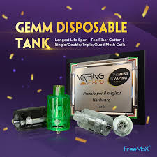 It's no secret that the vape scene is evolving at an extremely rapid pace. Freemax Gemm Disposable Tank Has Won The Best Vaping Hardware Tank Freemax Taste The Clouds Feel The Flavors