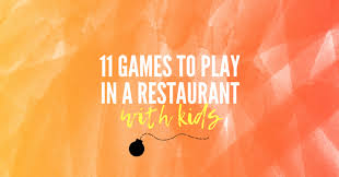 Pass the time waiting for your food with these fun games that can be put together with items from your table setting. 11 Games To Play With Your Kids In Restaurants