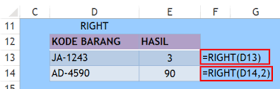 Baik mengambil karakter dari kanan, mengambil karakter dari kiri, maupun mengambil sebagian kata pada sebuah teks excel. Fungsi Text Left Mid Right Untuk Data Belajar Microsoft Excel