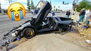 A white 2008 lamborghini murcielago lp640. Lamborghini Crash Destroys My Friends Dream Car Emotional Youtube