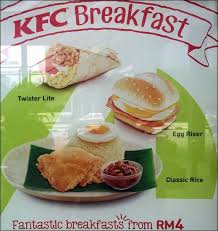 Chicken tuesday adalah antara menu promosi yang terbaik di restoran kfc malaysia. Kfc Menu Malaysian Breakfast