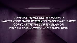 Billie Eilish Copycat Lyrics Youtube