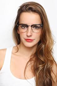 Half Black And Clear Glasses Peyton Unisex Metal Clear Clubmaster Glasses Black Gold 1223 4 Glasses Glasses Fashion Half Frame Glasses