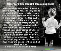 'you can't hide death from children. 20 Miracle Prayers For A Sick Child Nursebuff